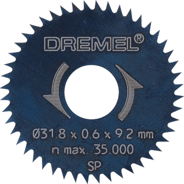 DREMEL ART.   546 LAME PER RIFILATURA/SQUADRATURA D.MM31,8 CONF.DA PZ2