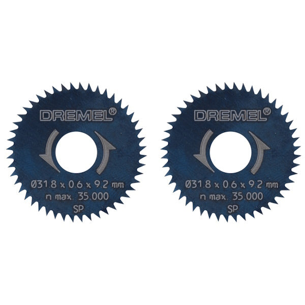 DREMEL ART.   546 LAME PER RIFILATURA/SQUADRATURA D.MM31,8 CONF.DA PZ2