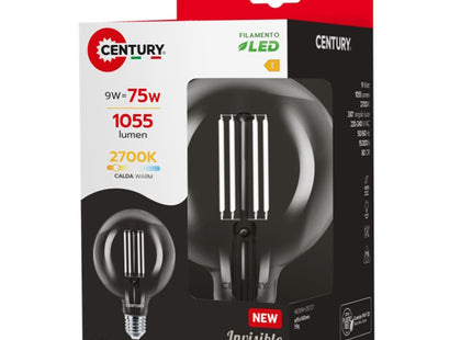 CENTURY LAMPADINA LED INCANTO WHITE GLOBO G95 230V  9W E27 2700K 1055LM