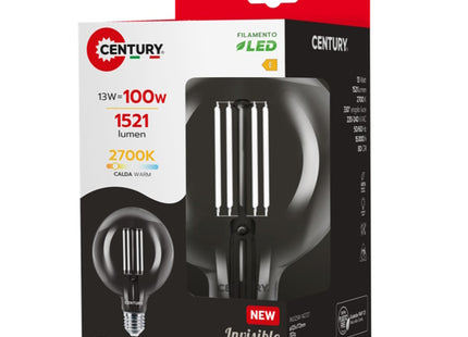 CENTURY LAMPADINA LED INCANTO WHITE GLOBO G125 230V 13W E27 2700K 1521LM