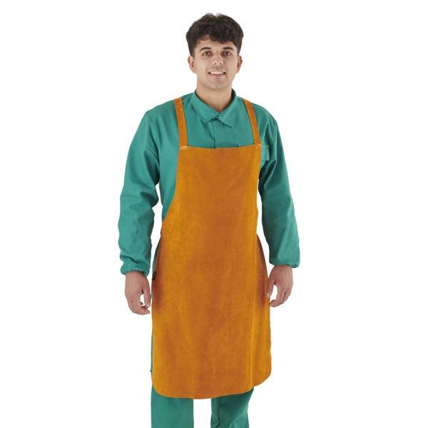 COVAL GREMBIULE IN CROSTA CON CHIUSURA INCROCIATA CM60X90 MOD. SPARK