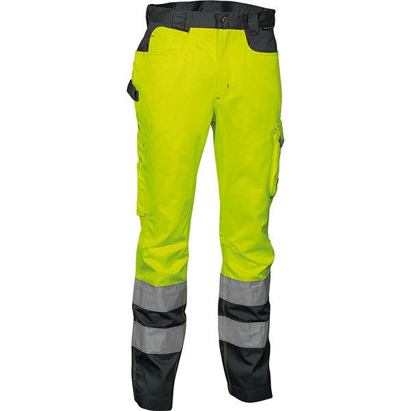 COFRA PANTALONE ALTA VISIBILITA' LIGHT GIALLO FLUO/ANTRACITE