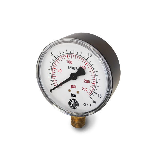 ITALMANOMETRI MANOMETRO D.MM 63 RADIALE DA 1/4&quot;