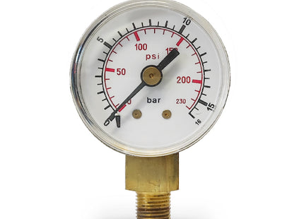 ITALMANOMETRI MANOMETRO D.MM 40 RADIALE DA 1/8" BAR 0/ 16