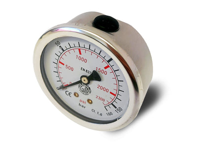 ITALMANOMETRI MANOMETRO CON GLICERINA D.MM 63 POSTERIORE 1/4&quot;