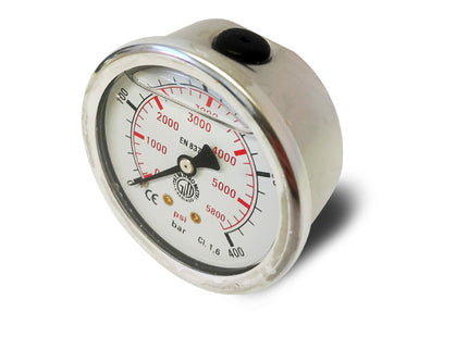 ITALMANOMETRI MANOMETRO CON GLICERINA D.MM 63 POSTERIORE 1/4&quot;