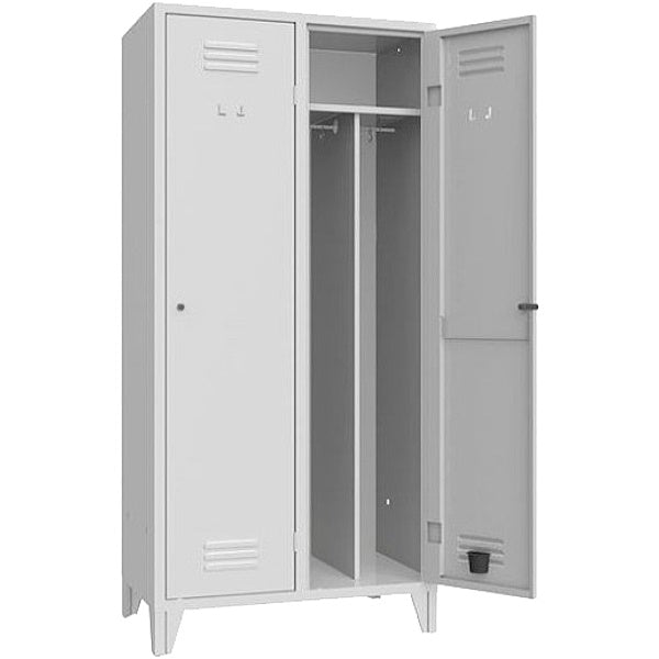 MG MOBILE IN METALLO SPOGLIATOIO 2 POSTI MM 810X500X1800 GRIGIO