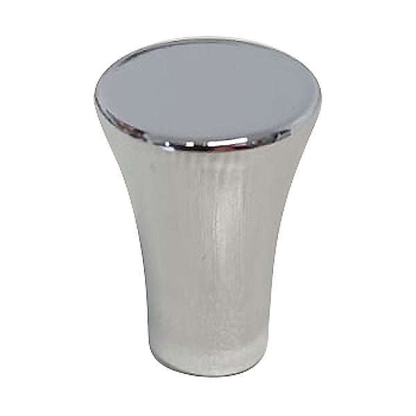 METAL STYLE POMOLO PER MOBILI IN ZAMA CROMO LUCIDO D.MM12