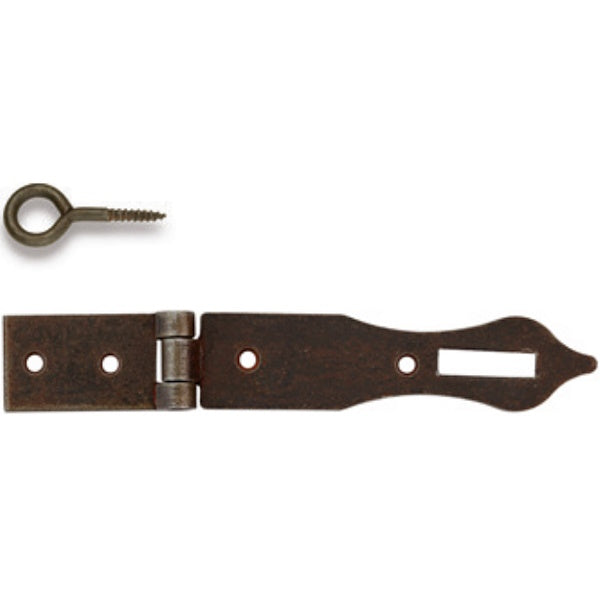 METAL STYLE CHIUSURA PER BAULE CON OCCHIOLO FERRO ANTICATO MM155X25
