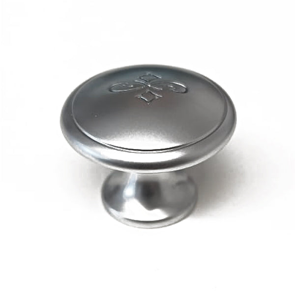 METAL STYLE POMOLO PER MOBILI IN ZAMA FLORENCE CROMO OPACO D.MM25