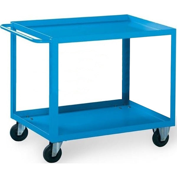 MG CARRELLO PORTA ATTREZZI MONOBLOCCO A 2 PIANI PORTATA KG300 BLU