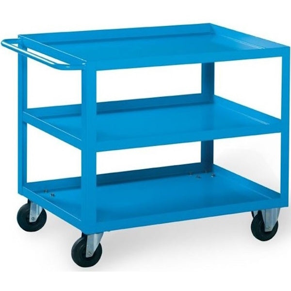 MG CARRELLO PORTA ATTREZZI MONOBLOCCO A 3 PIANI PORTATA KG300 BLU