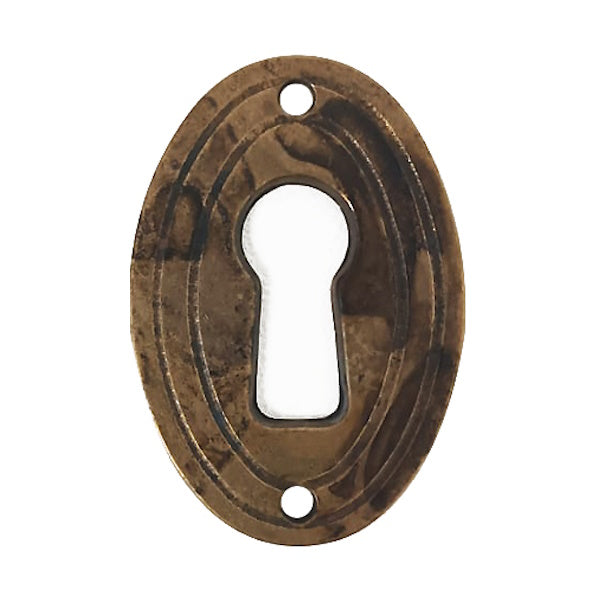 METAL STYLE BOCCHETTA IN OTTONE ANTICATO MM23X34