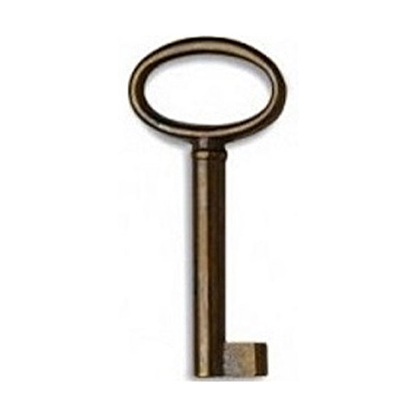 METAL STYLE CHIAVE IN OTTONE PER MOBILI MM34X71