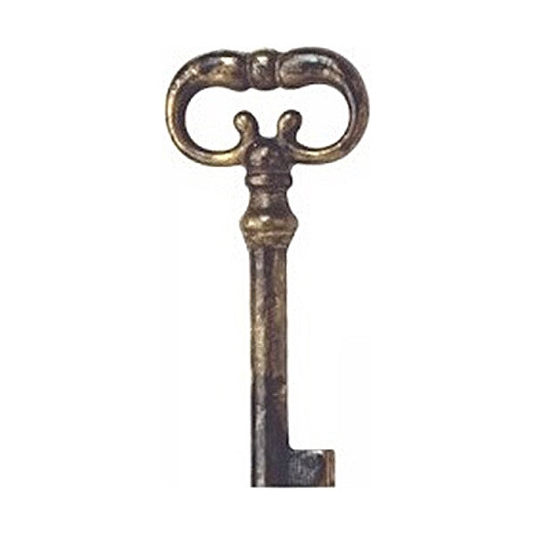 METAL STYLE CHIAVE IN OTTONE PER MOBILI MM32X73
