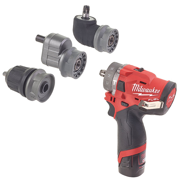 MILWAUKEE TRAPANO CON PERCUSSIONE A BATTERIA M12 FPDXKIT-202X(V1/23)