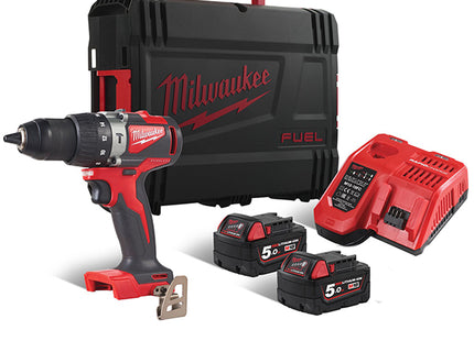 MILWAUKEE TRAPANO AVVITATORE PERCUSSIONE A BATTERIA M18BLPD2-502X(V1/23)