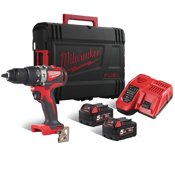 MILWAUKEE TRAPANO AVVITATORE PERCUSSIONE A BATTERIA M18BLPD2-502X(V1/23)