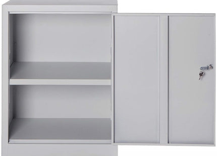 MOBILE IN METALLO MINI CON 1 ANTA E 1 PIANO MM 570X380X800 GRIGIO