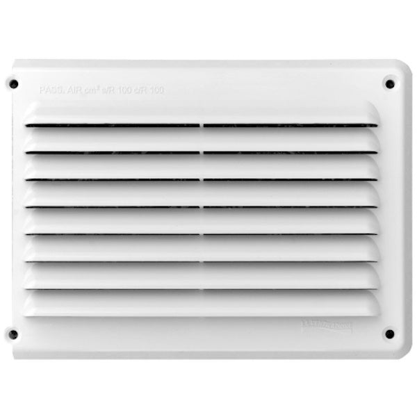 LA VENTILAZIONE GRIGLIA IN ABS COMPONIBILE ORIZZONTALE MM192X146 BIANCO