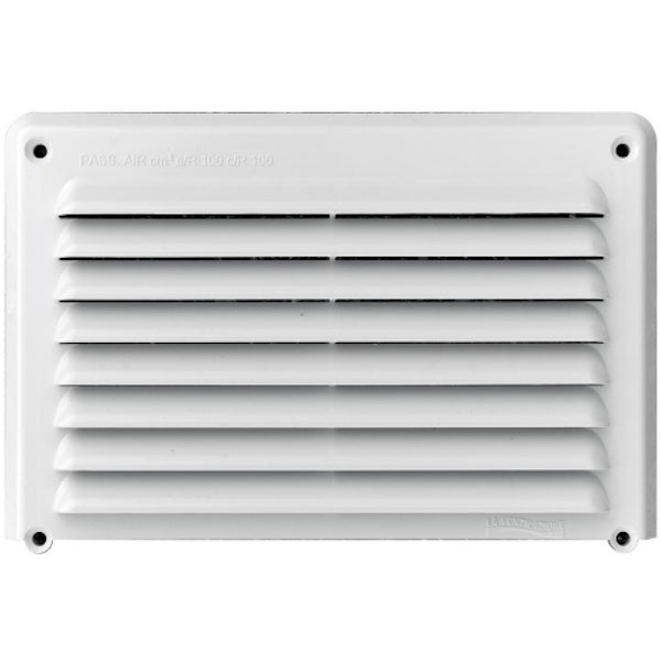 LA VENTILAZIONE GRIGLIA IN ABS COMPONIBILE VERTICALE MM204X133 BIANCO