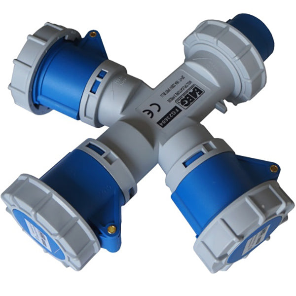 FAEG MOLTIPLICATORE CON SPINA CEE 3P+T 3 PRESE CEE 3P+T 250V