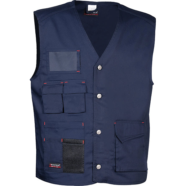 COFRA GILET MULTITASCHE MONASTIR COLORE NAVY