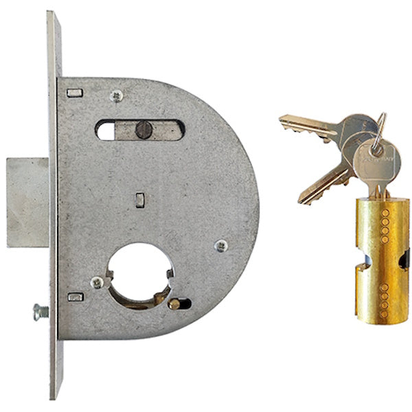 MG SERRATURA INFILARE CON CILINDRO E POMOLO ART.259 ENTRATA MM35 AMBIDX*