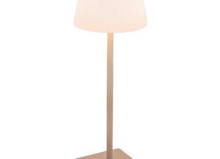 CENTURY LAMPADA DA TAVOLO LED MARGO' RICARICABILE TORTORA