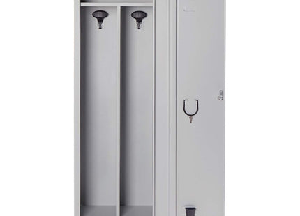 MOBILE IN METALLO SPOGLIATOIO SPORCO/PULITO MM500X380X1800 GRIGIO