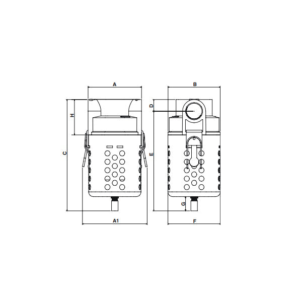 ANI ART. M/300/SC/2-P 1"BSP FILTRO DEPURATORE