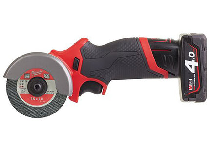 MILWAUKEE MINI SMERIGLIATRICE/TRONCATRICE A BATTERIA M12 FCOT-422X