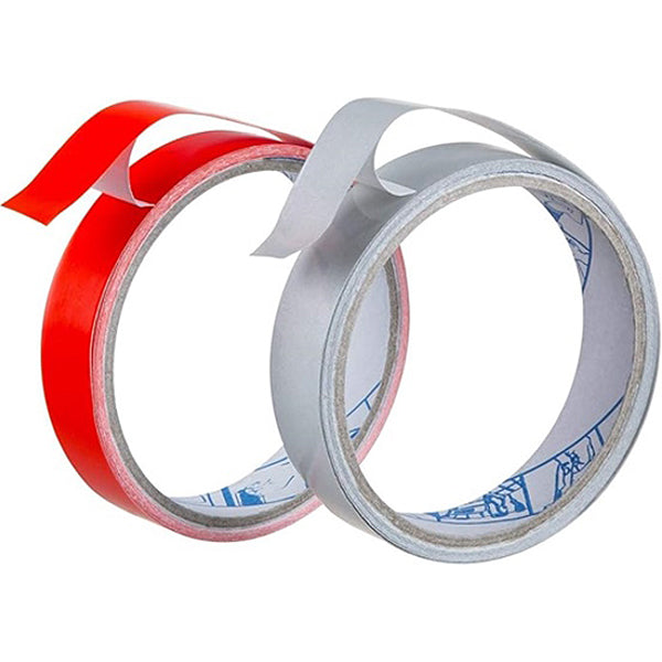 GEKO 31500/1 NASTRO FLUO RIFRANGENTE COLORE BIANCO/ROSSO MM19X2,5MT