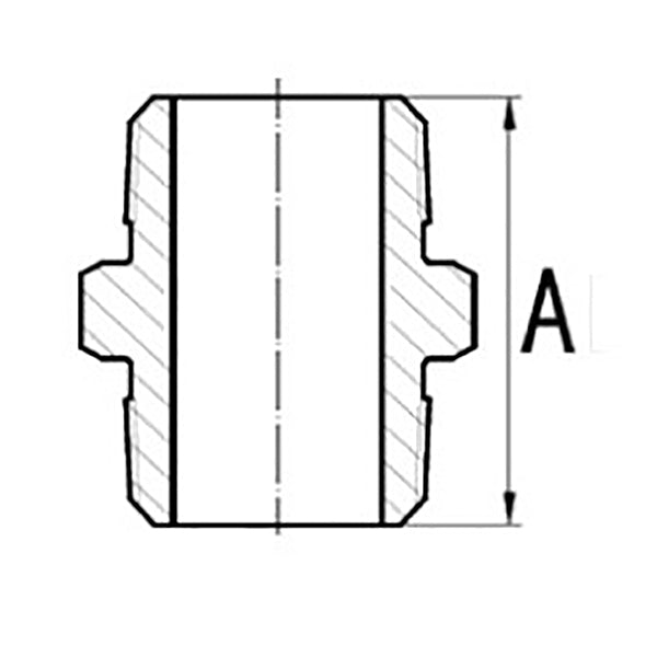 GT COMIS ART1234 NIPPLO DOPPIO IN GHISA
