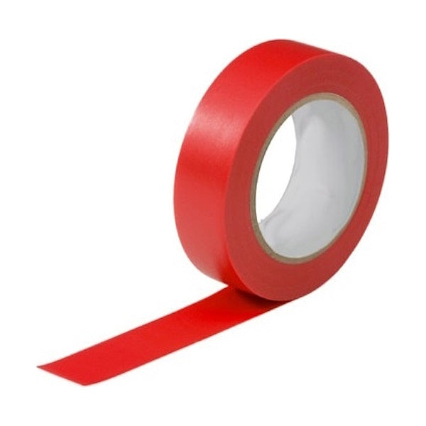 ELEMATIC NASTRO ISOLANTE IN PVC MM19X25MT COLORE ROSSO