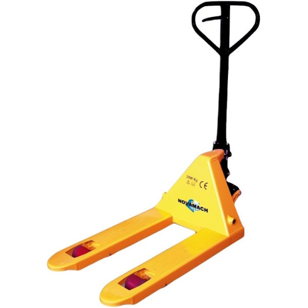 NOVAMACH CARRELLO TRANSPALLET PORTATA KG2500 CON FORCHE DA MM 800