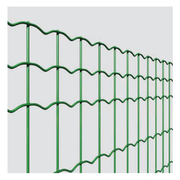 CAVATORTA RETE NOVAPLAX ONDULATA PLASTIFICATA VERDE ROTOLO DA MT25