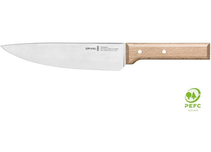 OPINEL COLTELLO CHEF MULTIUSO CON MANICO IN FAGGIO LAMA INOX CM20