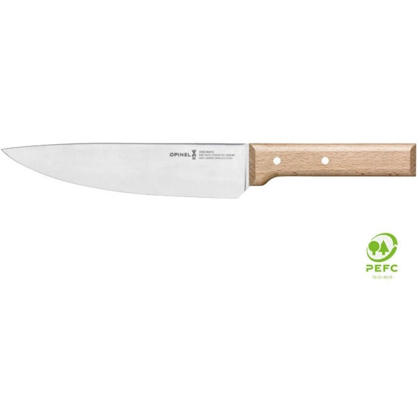 OPINEL COLTELLO CHEF MULTIUSO CON MANICO IN FAGGIO LAMA INOX CM20