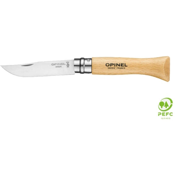 OPINEL COLTELLO CLASSICO CON MANICO IN FAGGIO LAMA INOX