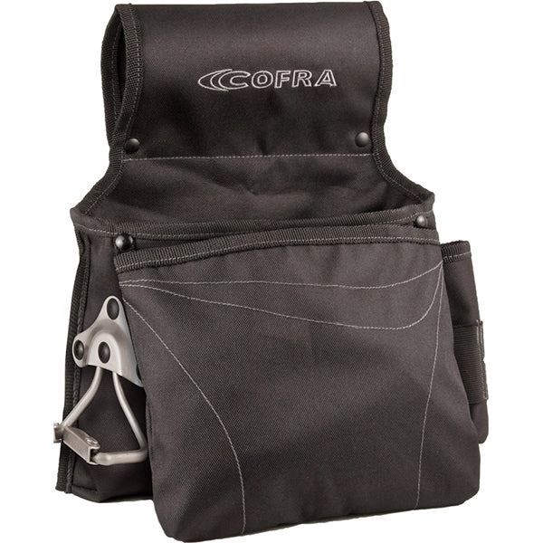 COFRA BORSA PER CARPENTIERE PORTA ATTREZZI OLBRICH IN NYLON COLORE NERO