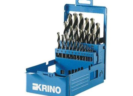 KRINO SERIE PUNTE IN HSS DIN 338 STANDARD IN BOX DA PZ25 D.MM 1-13