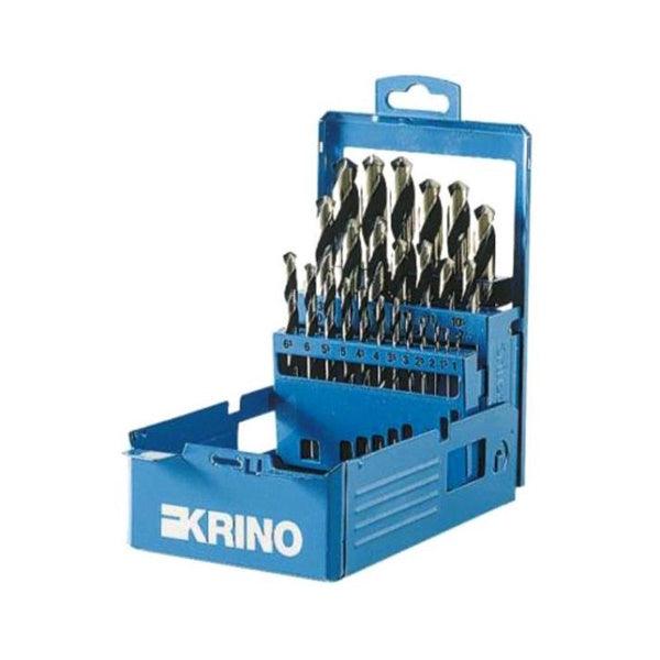 KRINO SERIE PUNTE IN HSS DIN 338 STANDARD IN BOX DA PZ25 D.MM 1-13