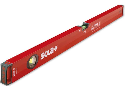 SOLA LIVELLA A BOLLA D'ARIA ART. BIGX 80 CM 80 IN ALLUMINIO ROSSA*