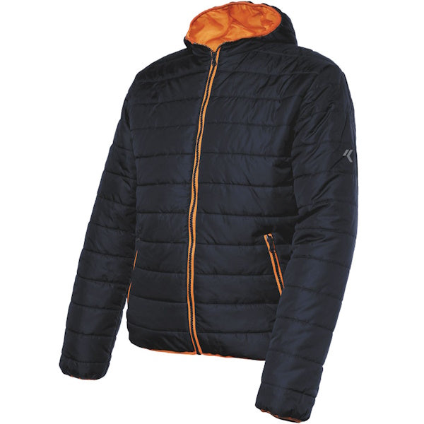 ISSA PIUMINO GREENWICH COLORE BLU/ARANCIO