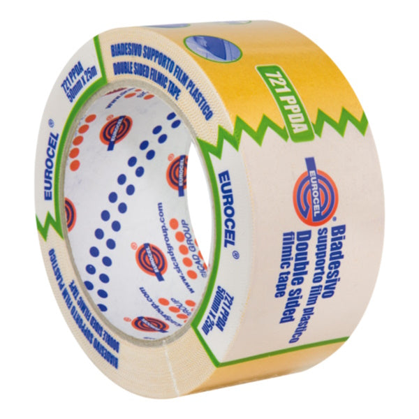 EUROCEL NASTRO BIADESIVO BIANCO MM50X25MT ART.721 PPDA