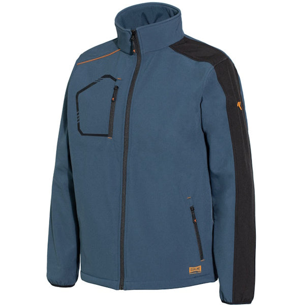 ISSA GIACCA KIND IN SOFTSHELL COLORE BLU