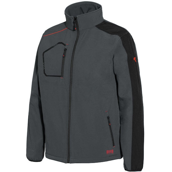 ISSA GIACCA KIND IN SOFTSHELL COLORE GRIGIO ANTRACITE
