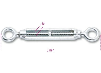 ROBUR TENDITORI A 2 OCCHI ZINCATI M27 WFL KG4000 ART.8005Z
