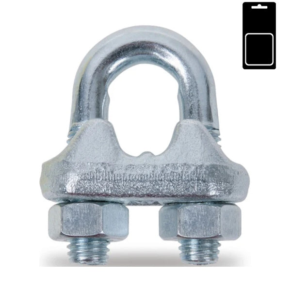 ROBUR BLISTER MORSETTI PER FUNE IN ACCIAIO ZINCATI ART.8016-K